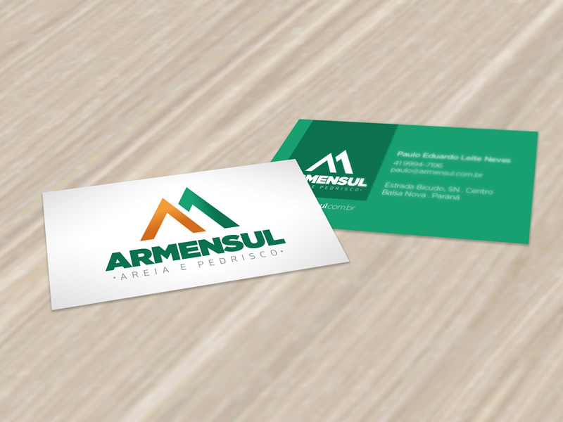 CARTÃO DE VISITA . ARMENSUL